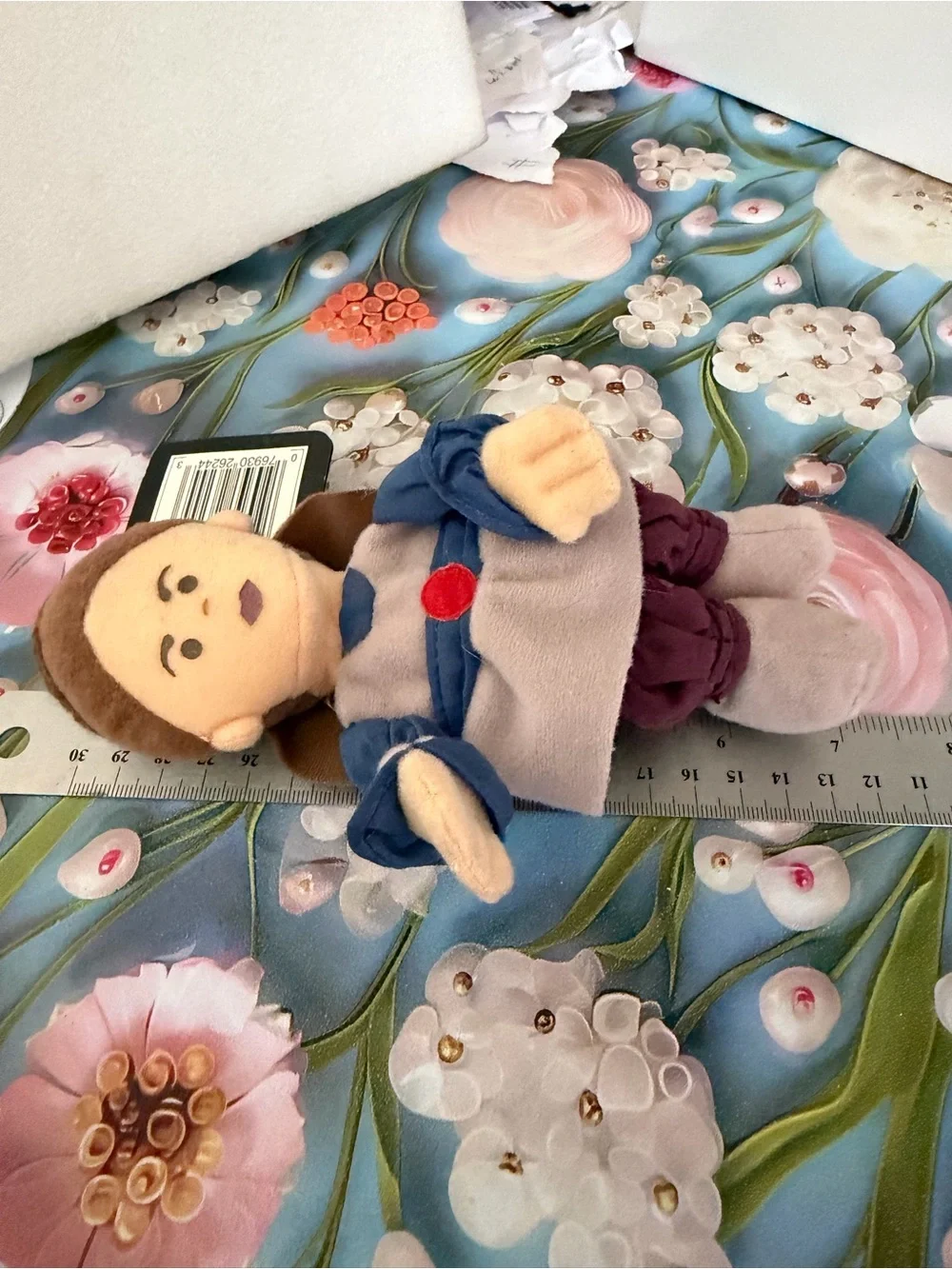 Star Wars Plush Doll in Blue, Gray, Burgundy and Red Accent